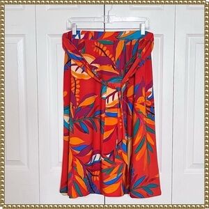 Cupio Boho Tropical Sarong Tie Waist Large XL